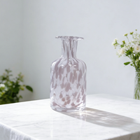 Bouteilles d'aromathérapie en verre transparent de haute qualité personnalisées en usine avec bouchon couronne pour la décoration de la maison