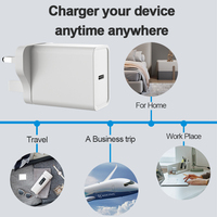 Düşük Fiyatlı PD 20W Hızlı Şarjlı Usb Duvar Şarj Cihazı İngiltere USB Duvar Şarj Cihazı Apple iPhone Telefonlar için
