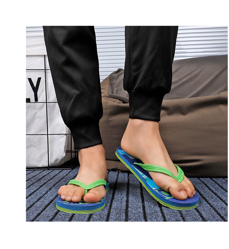 Wholesale Men Flip Flop Slipper colours sole embossing logo Custom Printed Slippers Summer Beach Flip Flops 2021 Sandals