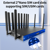 CPE Industrial Gigabit 5G Celular, 5G NSA y SA, Grado Empresarial, Certificado CE, OpenWRT, Doble SIM, Failover, Hardware Personalizado