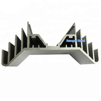 Radiateur en aluminium anodisé cnc, extrusion de fraisage, led, profil de dissipateur thermique, dissipateur thermique