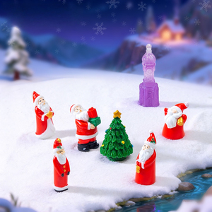 Micro Paesaggio: Bambole della Serie Babbo Natale Carine, Decorazioni Fai-da-te per Paesaggi Innevati, Accessori da Appendere, Piccoli Ornamenti - Product Image 3