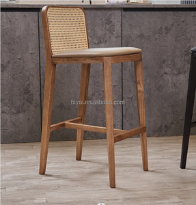 Silla Moderna, Taburetes Altos para Barra, Muebles de Madera para Recepción, Taburete Moderno de Alta Calidad - Product Image 4