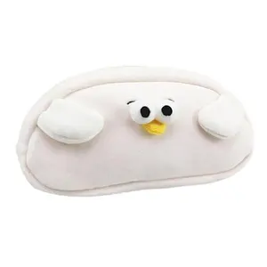 Creative Cute Novelty Funny Big Eyes Pen Bag Soft Stuffed Surface Canvas Pencil Case for Children