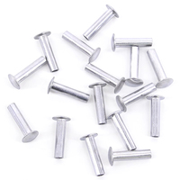 Rivets tubulaires semi-creux en aluminium à tête ronde 3mm 4mm 5mm personnalisables pour la fabrication de meubles