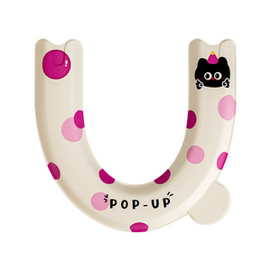 EVA Polka Dot Toilet Seat Cover Half Wrap Waterproof Washable For Home Bathroom Four Seasons Use - Product Image 5