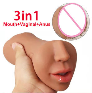 ของเล่นเซ็กซี่ญี่ปุ่นทำจากซิลิโคนแท้ ปี 2024 ตุ๊กตายางก้นใหญ่ ช่องคลอดจำลองแบบพกพา ช่องปากจำลอง ช่องคลอดและทวารหนักเสมือนจริงสำหรับผู้ชาย - Product Image 3