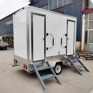 ห้องน้ำเคลื่อนที่แบบพกพา ห้องน้ำเคลื่อนที่สำหรับกิจกรรมกลางแจ้ง ห้องน้ำสำหรับตั้งแคมป์ พร้อมโถสุขภัณฑ์ ห้องน้ำเคลื่อนที่ในตู้คอนเทนเนอร์ - Product Image 3