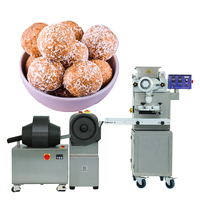 Ligne de production de boules de coco, machine à fabriquer des boules de chocolat, petite machine à former des boules de dattes