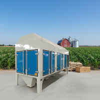 Machine de pré-nettoyage des grains agricoles à angle réglable, directement de l'usine, pour maïs, blé, capacité 3 T/h-300 T/H, avec dépoussiéreur
