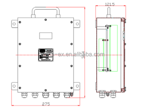 Intrinsically Safe 12V <strong>Network</strong> Switch with Optical and Electrical Ports 100/1000Mbps <strong>Monitor</strong> for Underground Coal Mining - Product Image 5