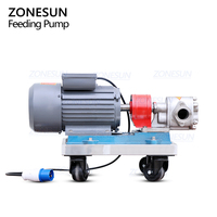 ZONESUN ZS-GFP1 automatique cosmétiques shampooing Lotion épaisse liquide pâte transfert entraînement engrenage pompe d'alimentation pour Machine de remplissage