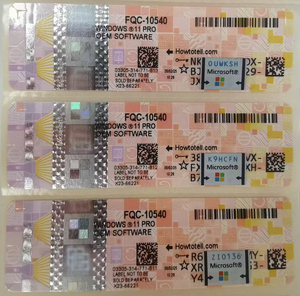 Win 11 Pro Sticker Coa OEM Key Chính Hãng Giấy Phép Toàn Cầu Trực Tuyến Kích Hoạt 6 Tháng Bảo Hành Miễn Phí Vận Chuyển - Product Image 3