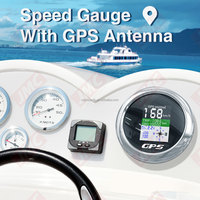 JMC jauge multifonction numérique GPS étanche compteur de vitesse numérique multifonction GPS étanche pour Marine Yacht moto