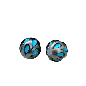 Perles rondes cultivées en turquoise de Tahiti Wenchi, 12-13 mm, en vrac pour la fabrication de bijoux, Chine - Product Image 4