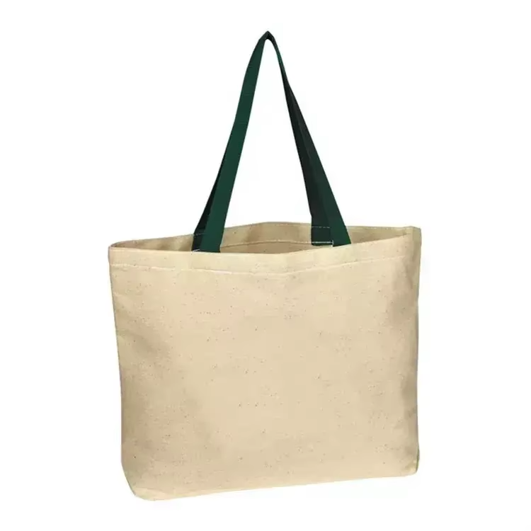Eco friendly reusable custom logo printed grocery packing organic tote cotton shopping bag