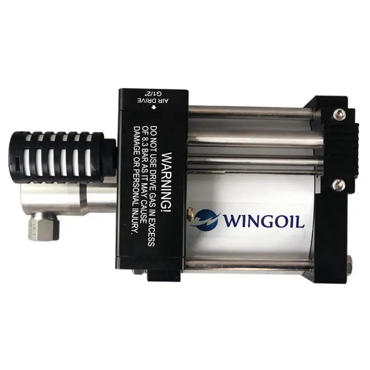 Bomba de inyección de refuerzo de presión de líquido químico neumático Wingoil