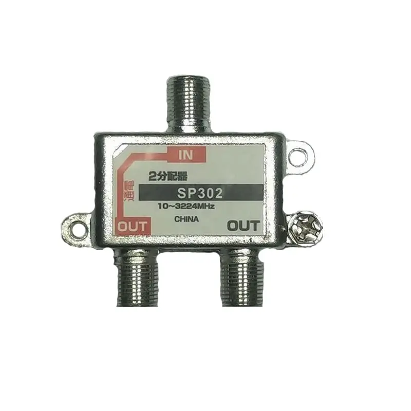 Most popular SP302 10-3224MHz coaxial cable TV accessories Indoor CATV Splitter sale