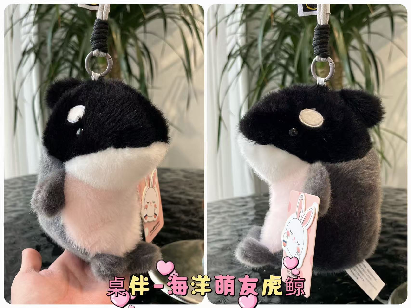 16cm desk companion-ocean friend killer whale