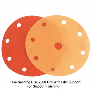 Disque de ponçage auto-adhésif TTAKE, grain 2000, avec support en film pour une finition lisse - Product Image 2