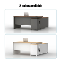 Bureau de travail moderne, table de direction pour PDG, directeur, ensemble de bureau et chaise classiques, mobilier commercial