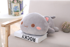 Peluche de Gatito Adorable de 35 cm, Juguete de Peluche de Animal de Peluche, Gatito de Peluche Suave de <span class=keywords><strong>Anime</strong></span> Kawaii, Almohada de Felpa con Forma de Gato - Product Image 3