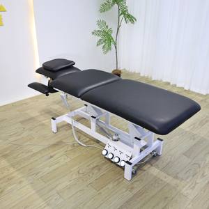 Lit de spa électrique de luxe avec structure métallique - Table de massage corporel complet pour usage en salle de sport et salon - Hauteur et dossier réglables - Product Image 2