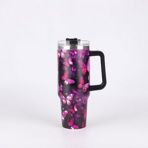 2024 New Design Promotional <b>Cheap</b> 304 Stainless Steel Thermos Car Cup for Cold Drinks Cup 40oz with Handle - Product Image 4