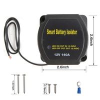 BG001 12V Isolateur de système de batterie double intelligent étanche VSR Relais de charge sensible à la tension 140A