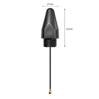 Antenne à profil bas à montage par vis étanche Wifi longue portée 2.4GHz avec connecteur 1 génération et câble RG1.13