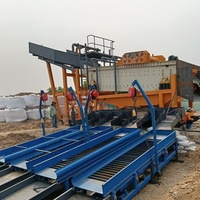 Gold-Bergbau Horizontales Zweiwellen-Vibrationssieb, Vielseitig Einsetzbar, Robust und Langlebig, Hochleistungs-Mineralabscheider