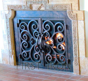 Écrans de protection long en fer forgé pour foyer, pouces, grande taille, protection d'étincelle - Product Image 3