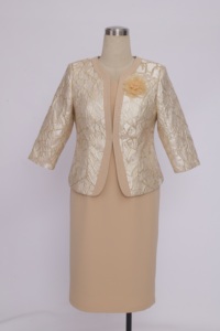 Robe élégante de cérémonie, ensemble deux pièces, costumes de cérémonie pour femmes grandes tailles - Product Image 3