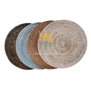 Meilleures ventes : Sous-plat en rotin tressé naturel fait main pour décoration de mariage et dîner familial - Product Image 5