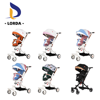 Lorda junior – chariot pliable pour bébé, poussette buggy, trotteurs, porte-bébé, poussette, jouet ultra léger, petit pliable