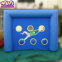 Jeu de tir au football amusant, location commerciale, cible de tir de football gonflable