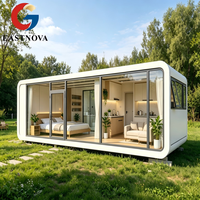 Construction rapide 20ft modulaire préfabriqué petites maisons conteneur bureau Portable Apple House Pod mobile Apple cabine