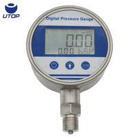 UTOP UIY8 Industrial 5 Digits Gas Liquids 3.6V Battery Power Digital Pressure Gauge