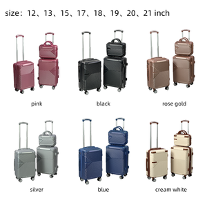 מזוודות טרולי לטיולים קצרים, סט מזוודות חג המולד ABS בצבעים שונים עם גלגלים כפולים, פס הרחבה ומכירה חמה - Product Image 4