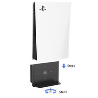 Support mural pour console de jeu compatible avec PS5 Playstation 5, version disque et numérique