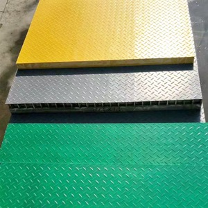 Lámina de Laminado de Fibra de Vidrio FRP <span class=keywords><strong>GRP</strong></span>, Panel de Poliéster Reforzado Compuesto Antideslizante con Relieve para Piso de Barco, Sublimación - Product Image 1