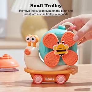 Vente chaude Produits Pour Bébés Multifonctionnel Moulin <span class=keywords><strong>À</strong></span> Vent Escargot Spinner Roue <span class=keywords><strong>6</strong></span> <span class=keywords><strong>à</strong></span> 12 <span class=keywords><strong>Mois</strong></span> Toddler Autres Bébé Jouets <span class=keywords><strong>De</strong></span> <span class=keywords><strong>Bain</strong></span> pour Enfants - Product Image 3