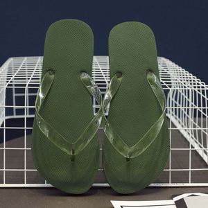 NY  Claquettes simples de couleur unie pour hommes, tongs d'été pour hommes, chaussures de plage antidérapantes - Product Image 2