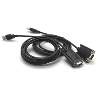 OEM/ODM FTDI chipsets USB AM RS232 a DB9 Cable serie hembra de 9 pines compatible con Windows Linux Mac OS