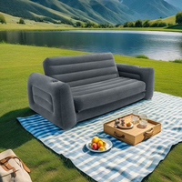 Canapé gonflable moderne inclinable pour deux personnes, chaise longue gonflable pour personne paresseuse