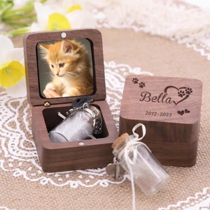 Botella de Vidrio Conmemorativa para Pelo de Mascotas, para Cenizas o Pelo de Perro o Gato, Recuerdo de Pérdida de Mascota, Regalo de Condolencia - Product Image 2