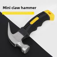 Marteau de sécurité de qualité industrielle, mini marteau à griffes en acier à haute teneur en carbone pour le travail du bois, extracteur de clous, usage domestique, OEM