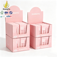 Boîte de présentation en carton recyclable écologique pour petits produits, emballage pour collations, cosmétiques, présentation sur comptoir