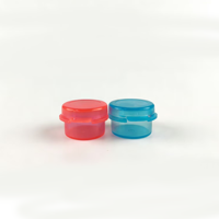 Mini-récipient cosmétique personnalisé 1g 3g 5g 10g, pot en plastique avec couvercle à clapet pour crèmes, baumes et échantillons de voyage
