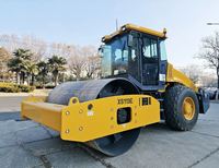Rouleau compresseur vibrant à tambour unique XS113E de 11 tonnes avec moteur, pompe et moteur électrique haute efficacité – Meilleur prix à vendre